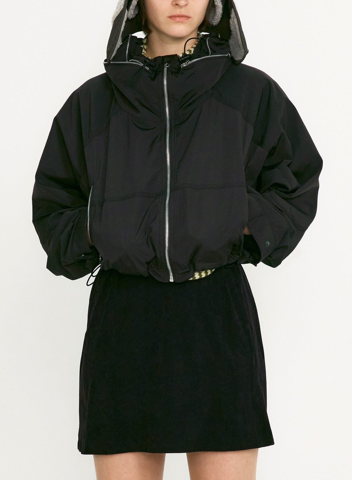 【LOW CLASSIC】DRAWSTRING WIND JACKET