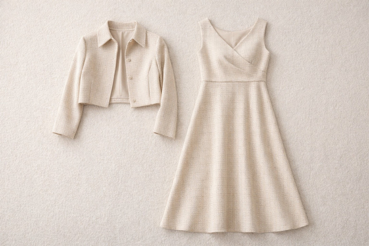 【5月中旬発送】Check Jacquard Cropped Jacket