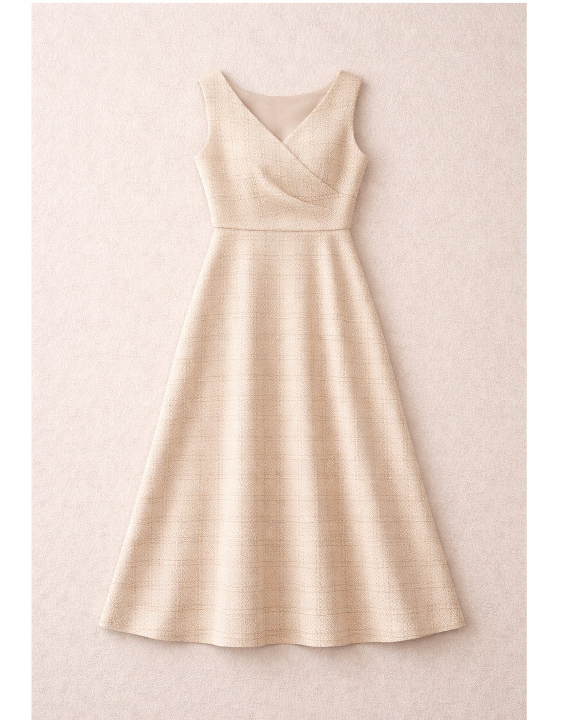 【5月中旬発送】Check Jacquard Flare One-piece