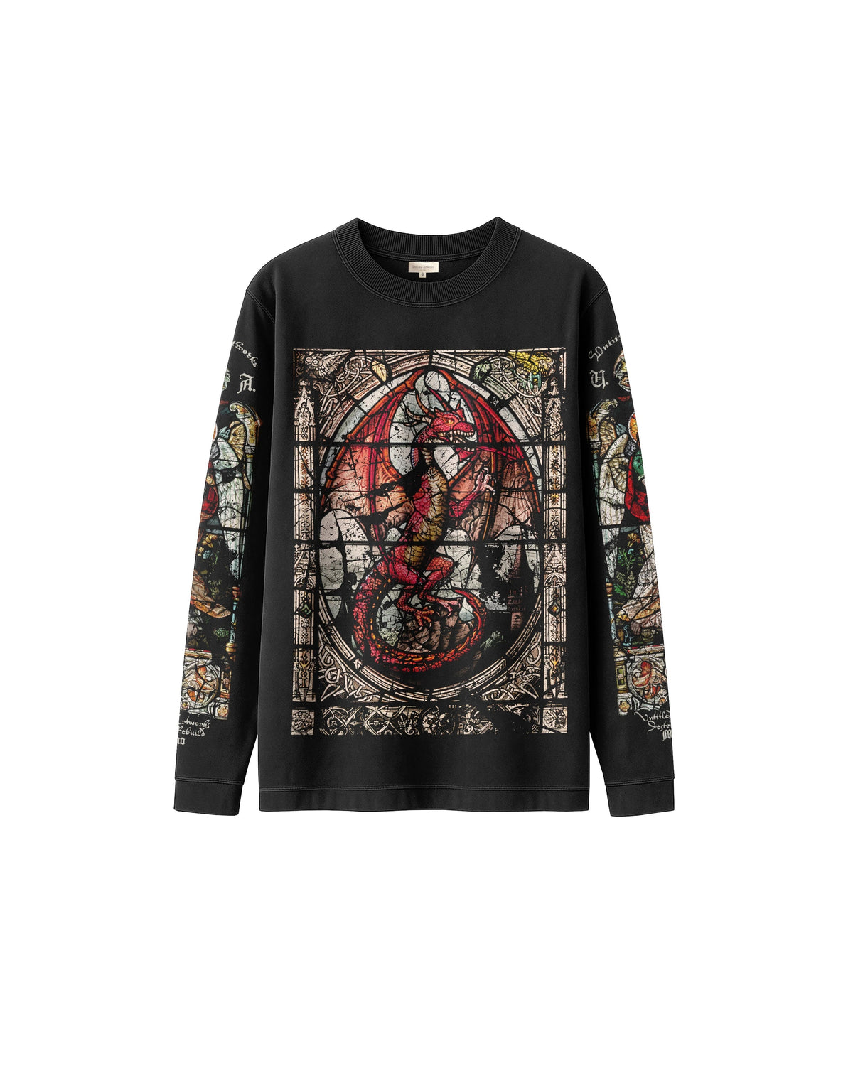 【Untitled Artworks】Tee Long Sleeve Cathedral Black